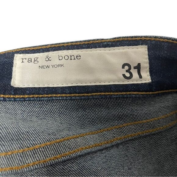 RAG & BONE Nina High Rise Ankle Straight Leg Jeans 31 - Picture 4 of 10
